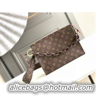 New Design Louis Vuitton Monogram Canvas POCHETTE Original Leather M47545