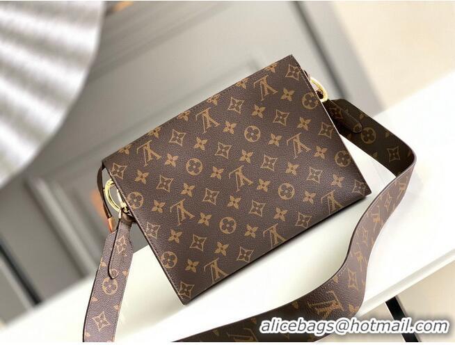 New Design Louis Vuitton Monogram Canvas POCHETTE Original Leather M47545