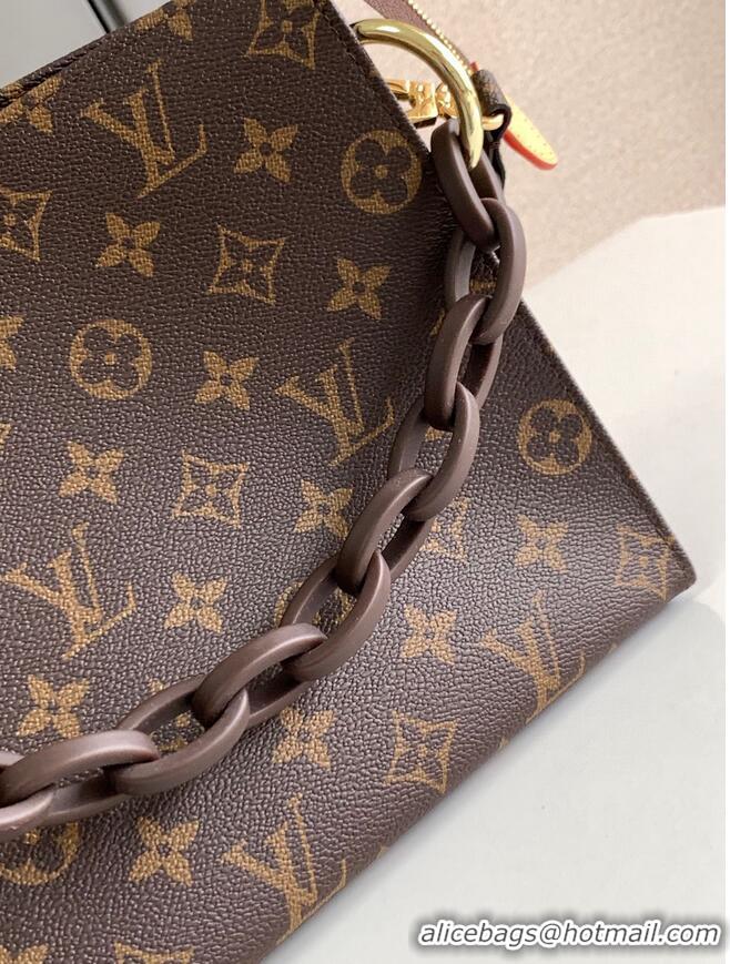 New Design Louis Vuitton Monogram Canvas POCHETTE Original Leather M47545