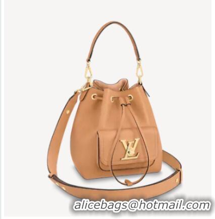 Perfect Cheap Louis Vuitton LOCKME BUCKET M57687 Arizona Beige