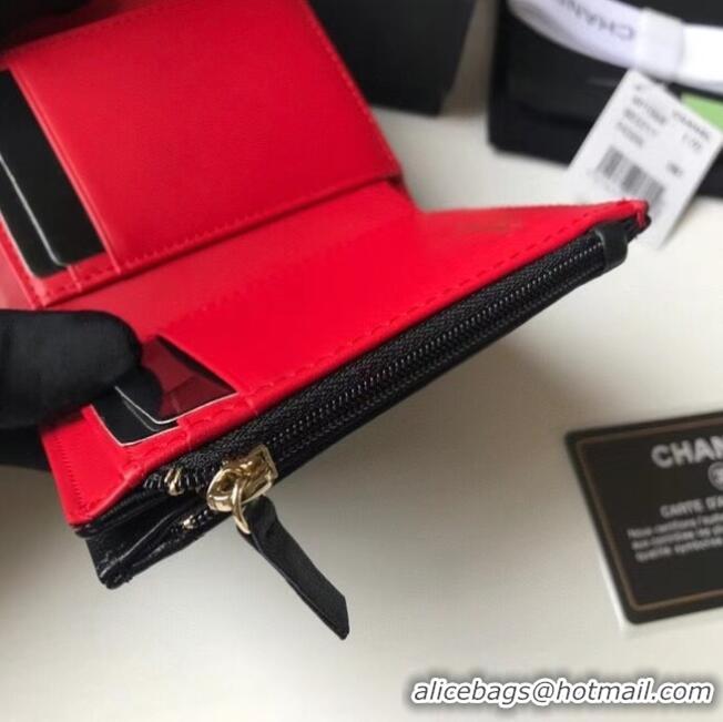 Buy Cheapest CHANEL 19 Wallet AP1064 Black