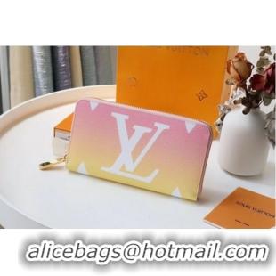 Unique Grade Louis Vuitton Monogram Canvas ZIPPY WALLET M80361 Pink