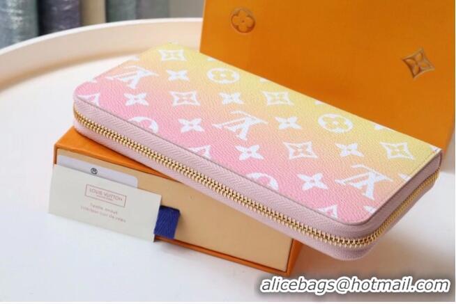 Unique Grade Louis Vuitton Monogram Canvas ZIPPY WALLET M80361 Pink