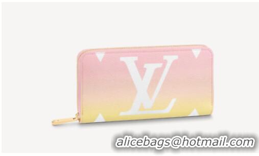 Unique Grade Louis Vuitton Monogram Canvas ZIPPY WALLET M80361 Pink