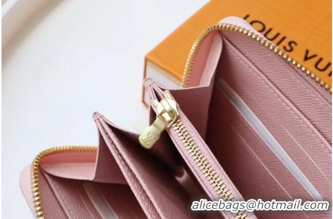 Unique Grade Louis Vuitton Monogram Canvas ZIPPY WALLET M80361 Pink