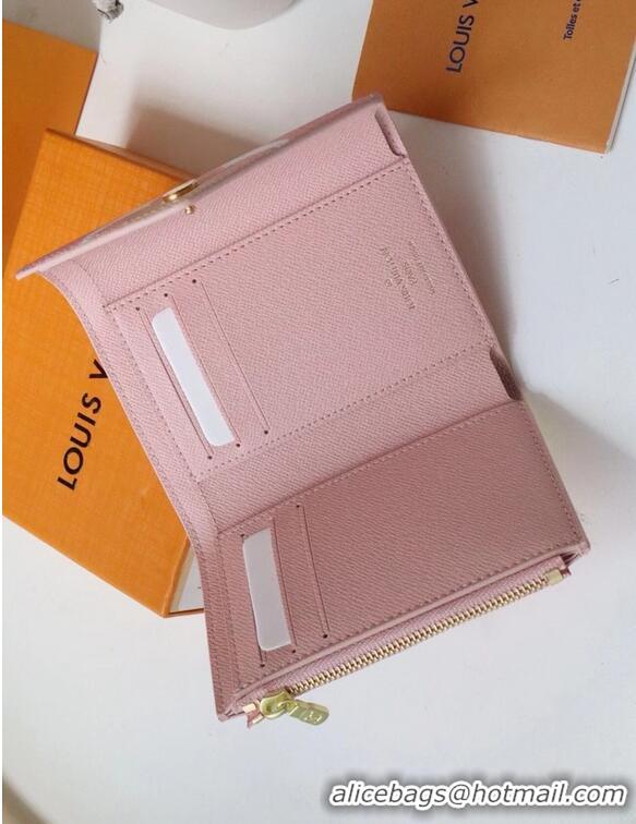 Top Grade Louis Vuitton Monogram Canvas VICTORINE WALLET M80388 Pink