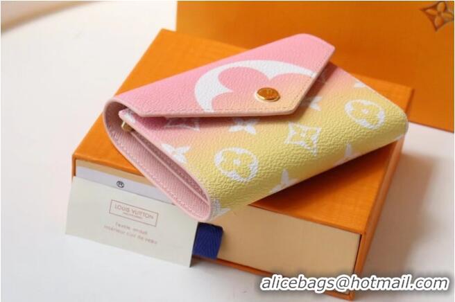 Top Grade Louis Vuitton Monogram Canvas VICTORINE WALLET M80388 Pink