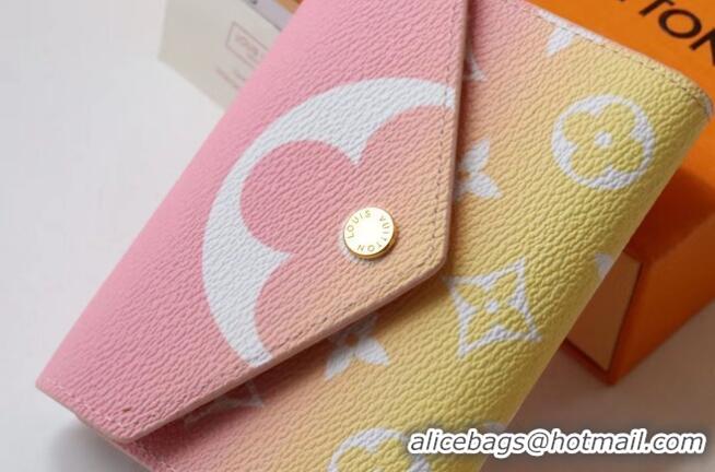 Top Grade Louis Vuitton Monogram Canvas VICTORINE WALLET M80388 Pink