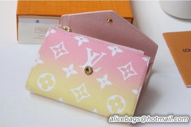 Top Grade Louis Vuitton Monogram Canvas VICTORINE WALLET M80388 Pink