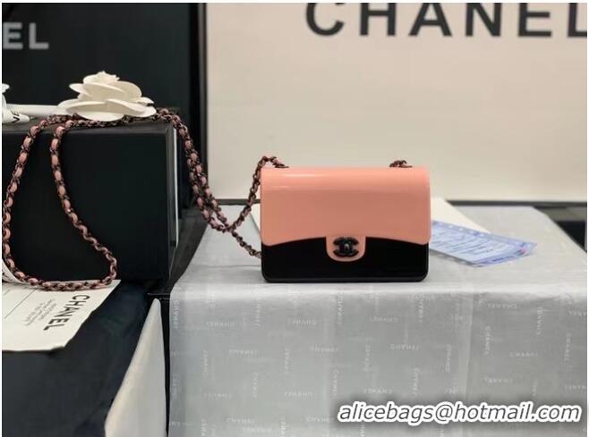 Most Popular Chanel Evening Bag AS2513 Black & Pink