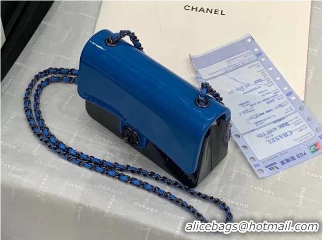 Unique Style Discount Chanel Evening Bag AS2513 Black & Blue