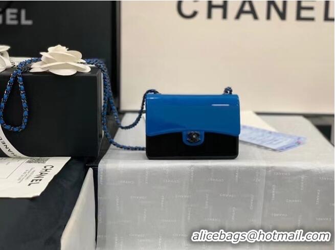 Unique Style Discount Chanel Evening Bag AS2513 Black & Blue