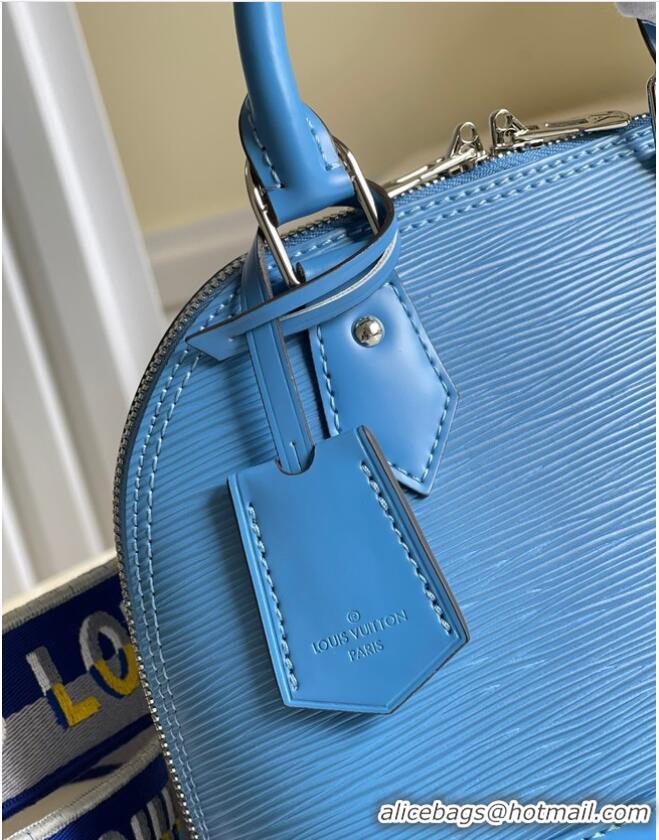 Famous Brand Louis Vuitton Epi Leather ALMA ALMA BB M57426 Bleuet Blue