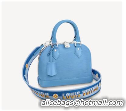 Famous Brand Louis Vuitton Epi Leather ALMA ALMA BB M57426 Bleuet Blue