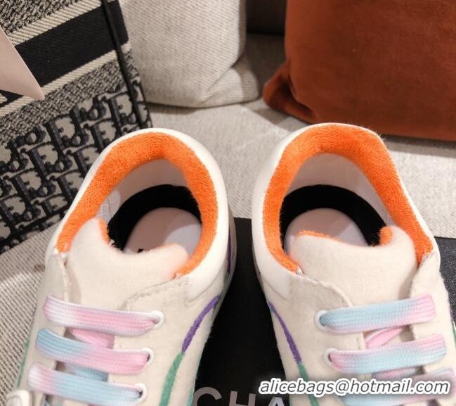 Fashion Chanel Suede Sneakers 031178 White 2021