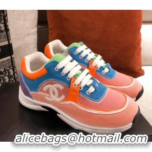 Lowest Price Chanel Suede Sneakers 031178 Orange 2021