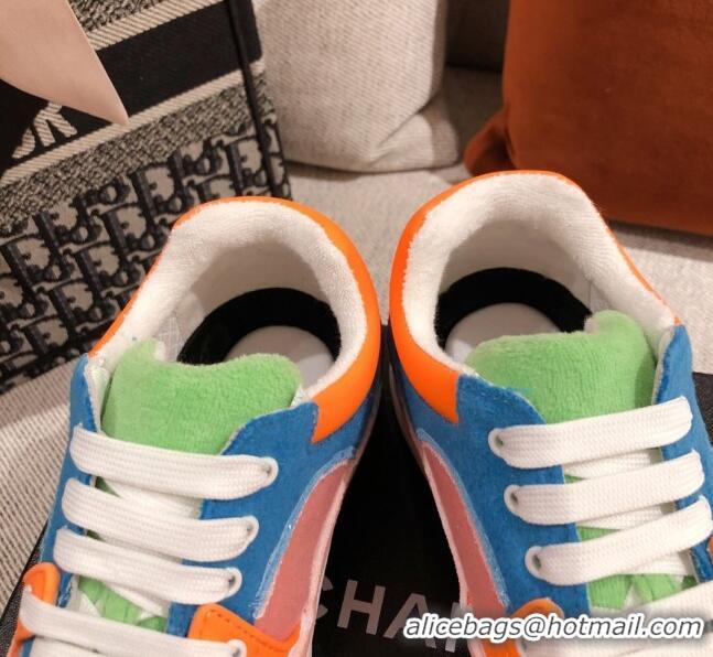 Lowest Price Chanel Suede Sneakers 031178 Orange 2021