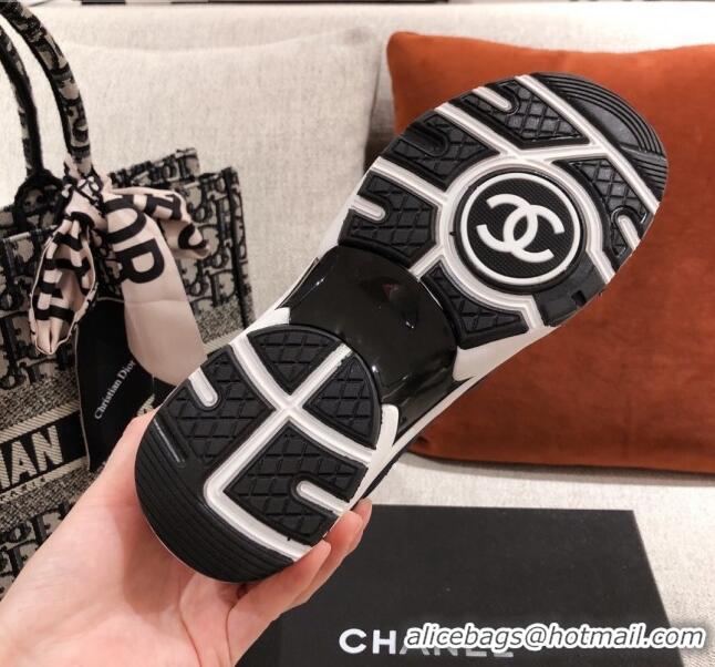 Grade Quality Chanel Suede Sneakers 031178 Black 2021