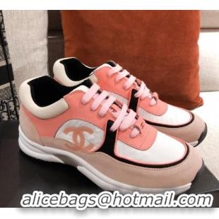 Best Price Chanel Suede Sneakers 031178 Pink 2021