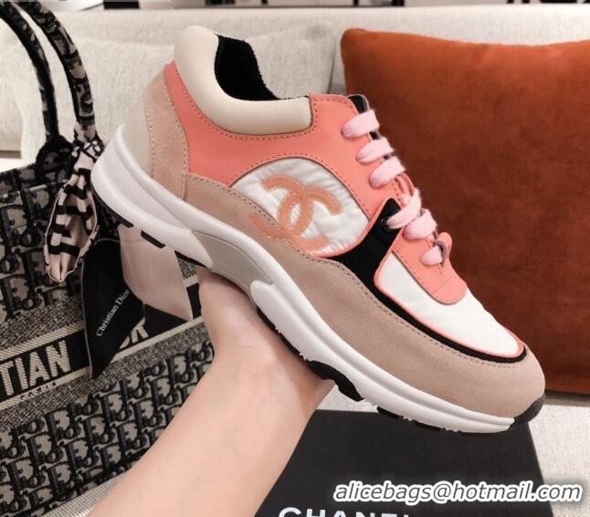 Best Price Chanel Suede Sneakers 031178 Pink 2021