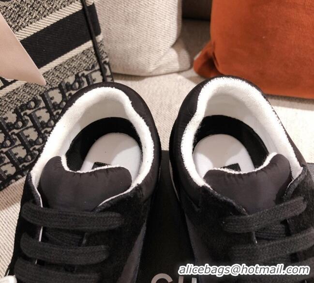 Low Price Chanel Suede Sneakers 031178 Black 2021