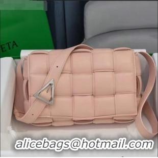 Best Quality Bottega Veneta Padded Cassette Medium Crossbody Messenger Bag BV2340 Matte Pink 2021