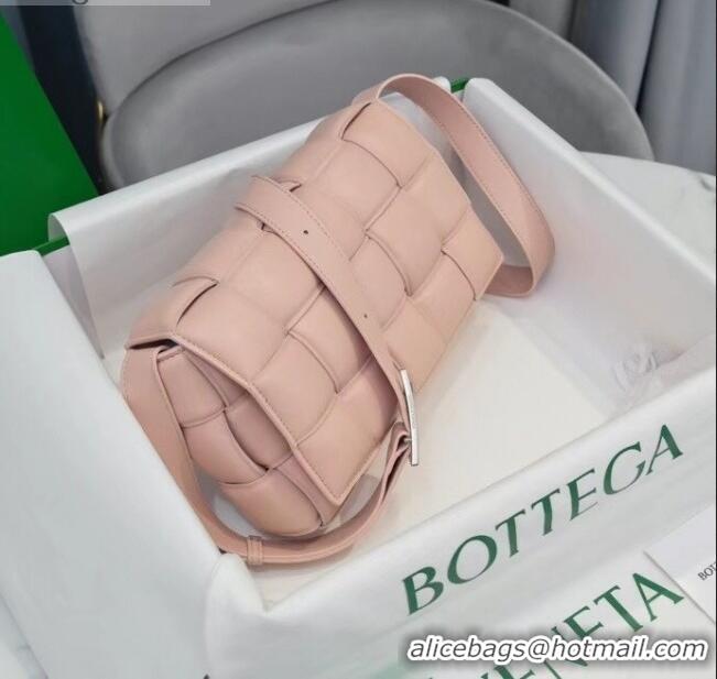 Best Quality Bottega Veneta Padded Cassette Medium Crossbody Messenger Bag BV2340 Matte Pink 2021