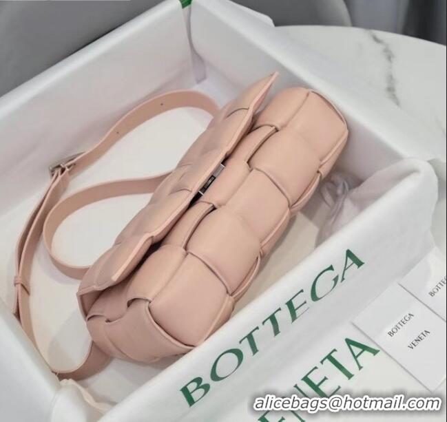 Best Quality Bottega Veneta Padded Cassette Medium Crossbody Messenger Bag BV2340 Matte Pink 2021