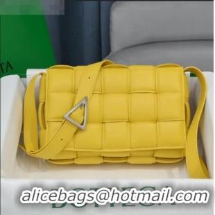 Grade Design Bottega Veneta Padded Cassette Medium Crossbody Messenger Bag BV2340 Maize Yellow 2021