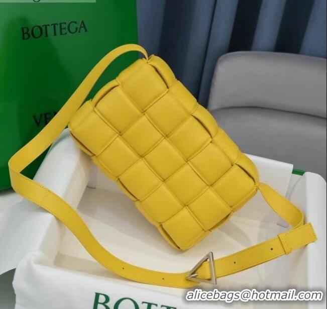 Grade Design Bottega Veneta Padded Cassette Medium Crossbody Messenger Bag BV2340 Maize Yellow 2021