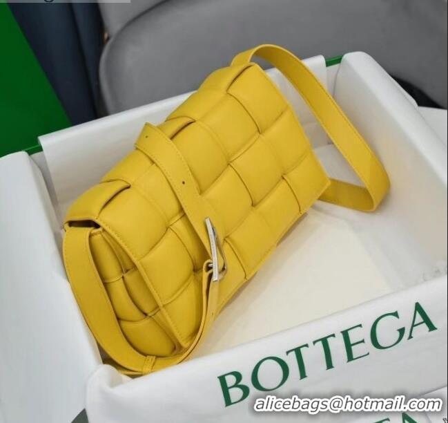 Grade Design Bottega Veneta Padded Cassette Medium Crossbody Messenger Bag BV2340 Maize Yellow 2021