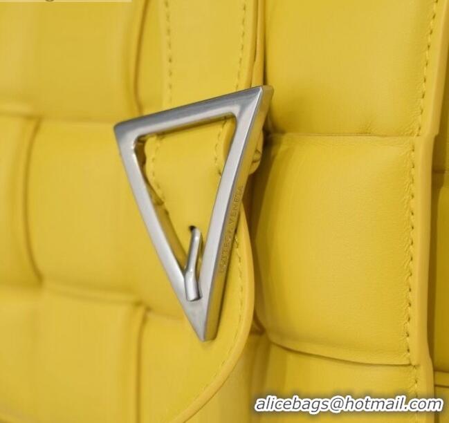 Grade Design Bottega Veneta Padded Cassette Medium Crossbody Messenger Bag BV2340 Maize Yellow 2021