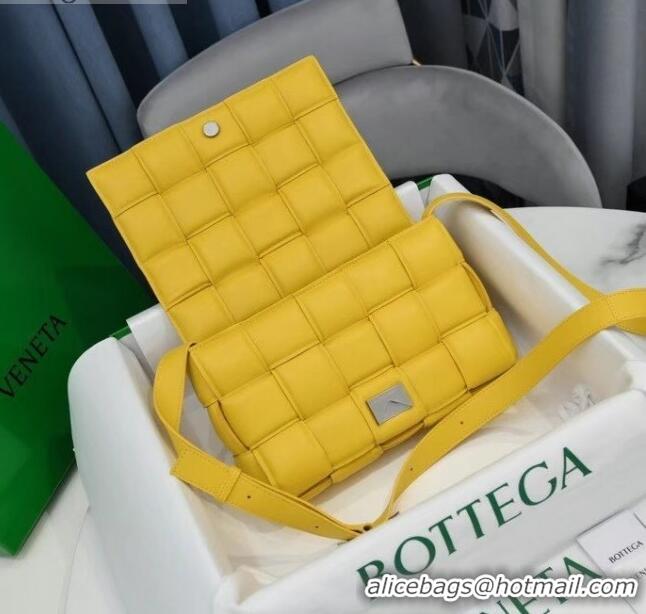 Grade Design Bottega Veneta Padded Cassette Medium Crossbody Messenger Bag BV2340 Maize Yellow 2021