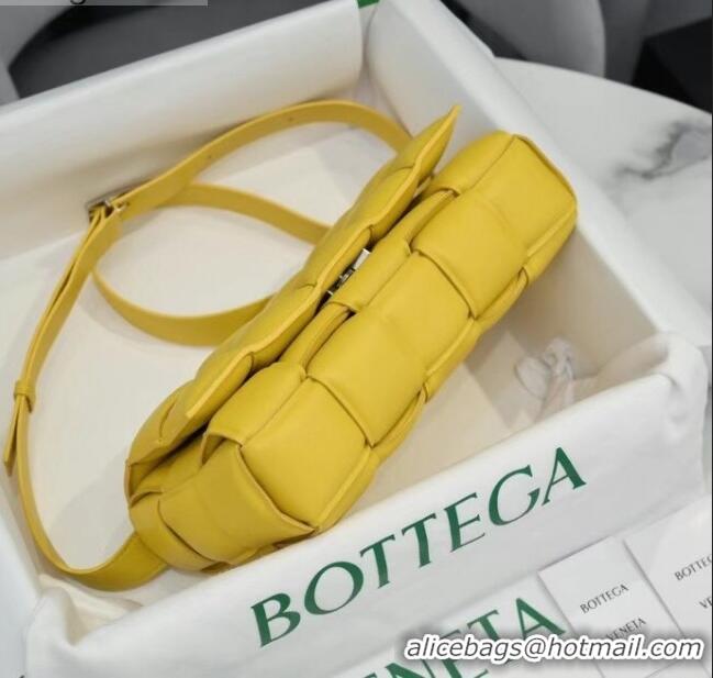 Grade Design Bottega Veneta Padded Cassette Medium Crossbody Messenger Bag BV2340 Maize Yellow 2021