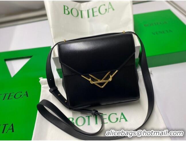 Top Quality Bottega Veneta Box Calfskin Clip Squared Shoulder Bag BV2357 Black 2021