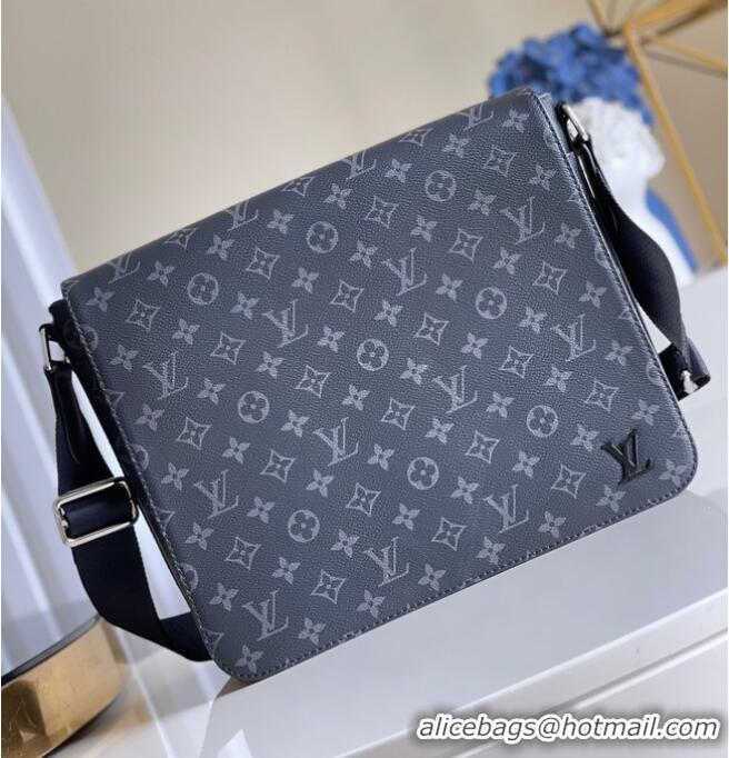 New Style Louis Vuitton Monogramme Eclipse Canvas DISTRICT MM M45271 black