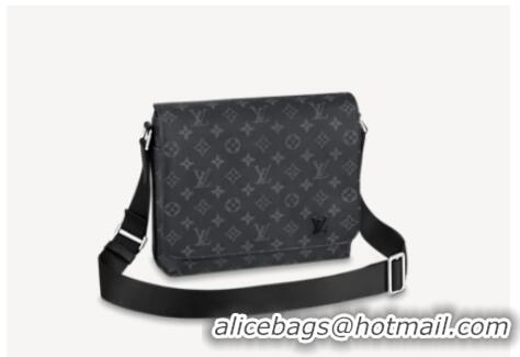 Buy Discount Louis Vuitton Monogramme Eclipse Canvas DISTRICT PM M45272 Black