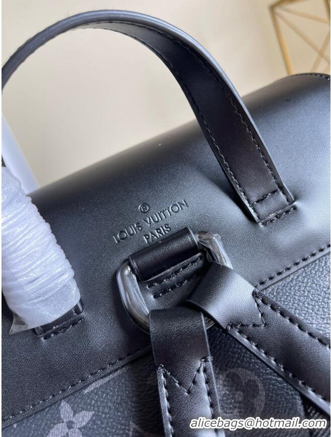 Unique Grade Louis Vuitton Monogram Eclipse Canvas BACKPACK TRIO M45538 Black