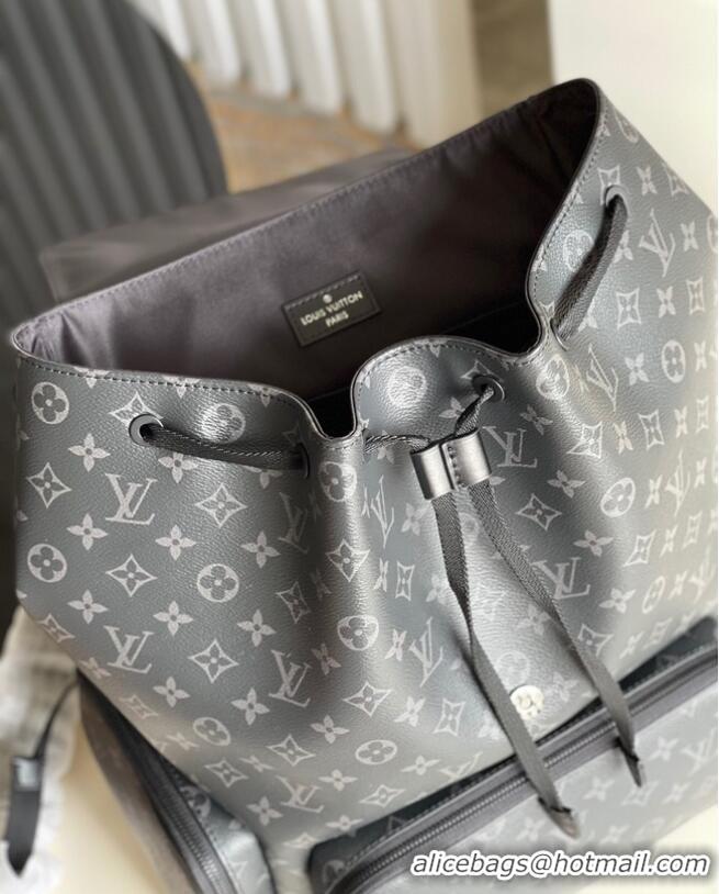 Unique Grade Louis Vuitton Monogram Eclipse Canvas BACKPACK TRIO M45538 Black