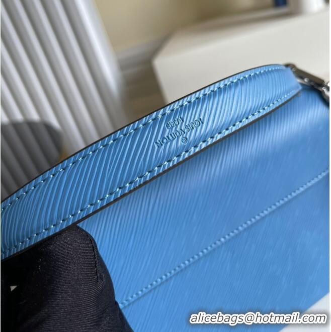 Top Design Louis Vuitton Epi Leather TWIST MM M57505 Bleuet Blue