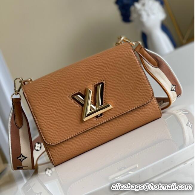 Top Grade Louis Vuitton Epi Leather TWIST MM M57505 Honey Gold