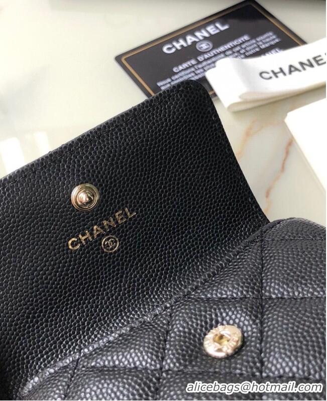 Promotional Chanel flap coin purse with chain AP2119 Black