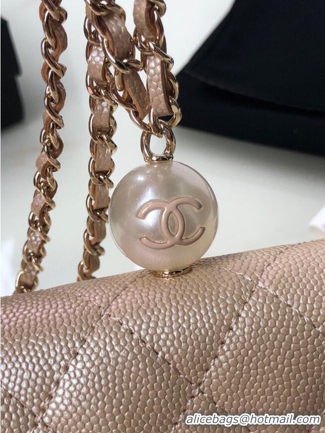 Well Crafted Chanel flap coin purse with chain AP2119 Gold