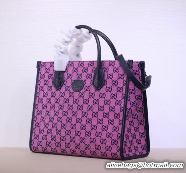 Top Grade Gucci GG small tote bag 659983 pink