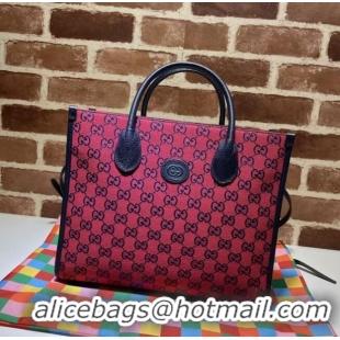 Buy Discount Gucci GG small tote bag 659983 Red