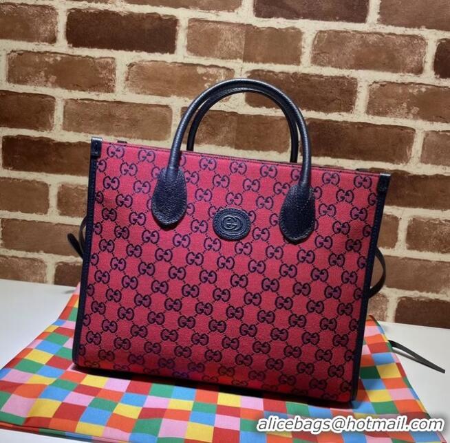 Buy Discount Gucci GG small tote bag 659983 Red