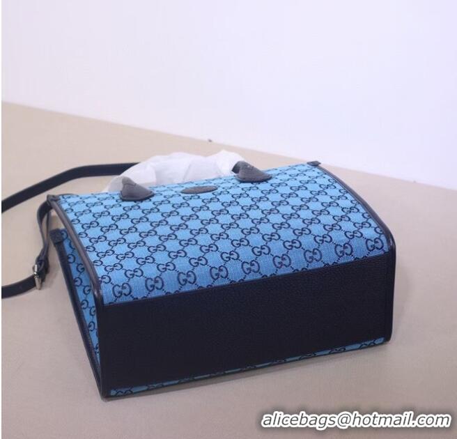 New Style Gucci GG small tote bag 659983 blue