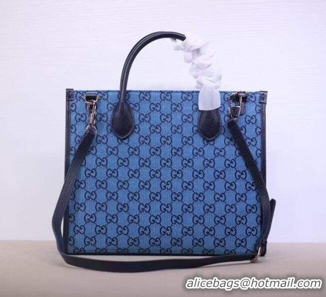 New Style Gucci GG small tote bag 659983 blue