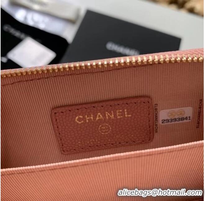 Most Popular Chanel card holder Calfskin AP1650 pink