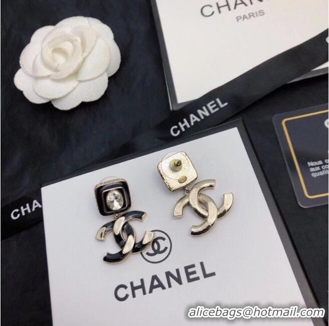 Good Quality Chanel Earrings CE6404 Black